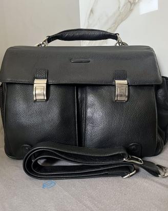borsa tracolla piquadro pelle nera