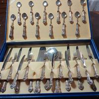 set da 12 posate da dolce in argento SOLIGEN