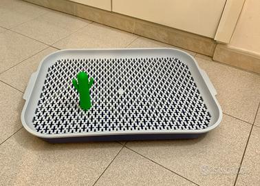 Lettiera per cani in plastica