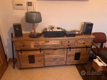 Mobile credenza  industrial tipo maison du monde