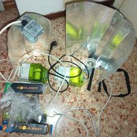2 set luci (grow lights) 150W+250W HPS/MH
