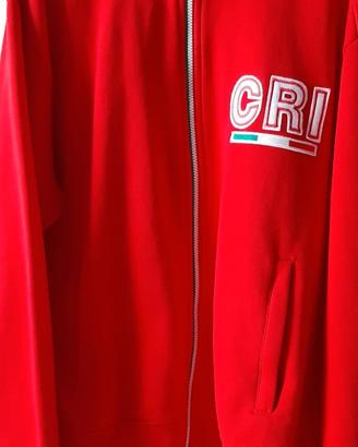 Felpa con zip lunga tg.XL - CRI
