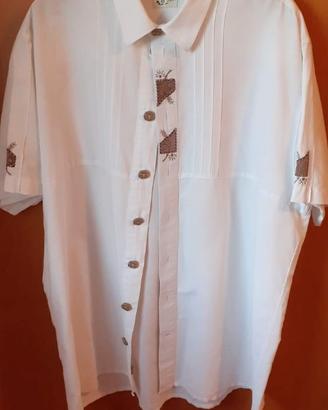 Camicia in Lino XL bianca