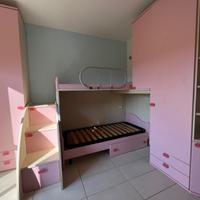 Cameretta doppia bambina con letto a castello