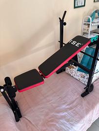 Panca regolabile con supporto bilanciere