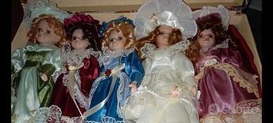 bambole spose porcellana