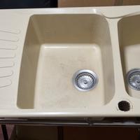 Lavello cucina Plados 2vasche+gocciolatoio (116×50