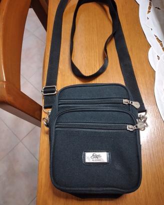 borsello tracolla uomo con 3 tasche