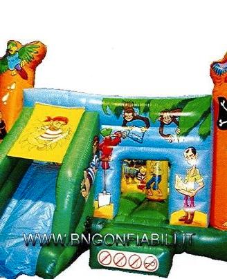 Gonfiabile per bambini - Castello dei pirati