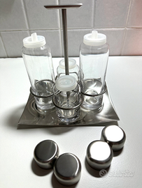 Linea Q Sambonet olio-aceto-sale-pepe.