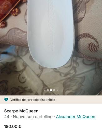 scarpe Alexander McQueen taglia 44