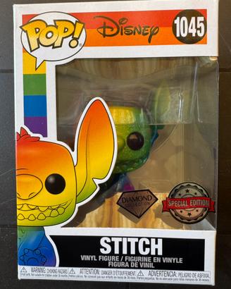 Funko pop Stitch 1045 Spec Ed Raimbow glitter
