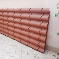 Pannello coibentato finto tegola rosso coppo