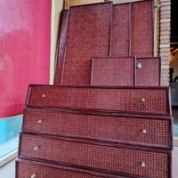 Kit Camera da Letto Midollino Intreccio Viennese