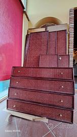 Kit Camera da Letto Midollino Intreccio Viennese