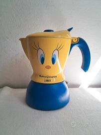 Rara Moka Bialetti Mukka Express Tweety Anni 2000