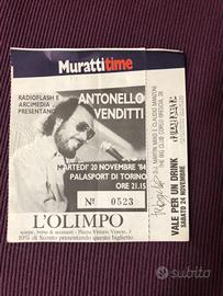 Biglietto Antonello Venditti concerto 1984