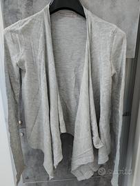 Cardigan grigio Bershka taglia S