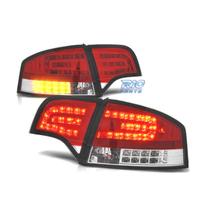 FANALI AUDI A4 B7 SEDAN 4-07 LED ROSSO CROMATO