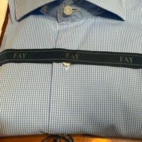 Camicia a micro quadri di Fay