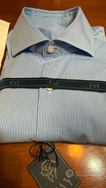 Camicia a micro quadri di Fay