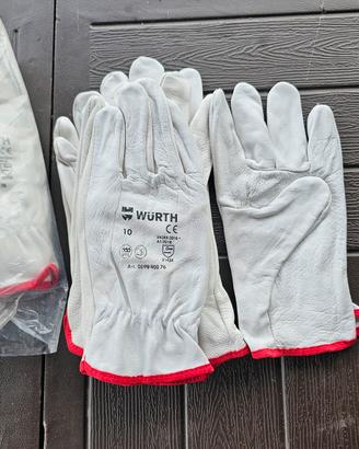 guanti Wurth Tg 10 nuove 