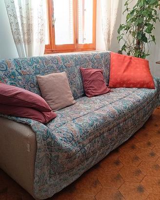 Divano letto in tessuto
