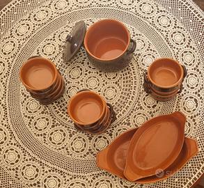 Set per cucina e tavola in terracotta