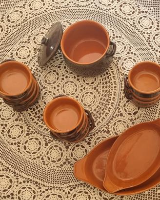 Set per cucina e tavola in terracotta