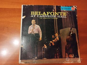 doppio vinile 33 giri Harry Belafonte - at Carnegi