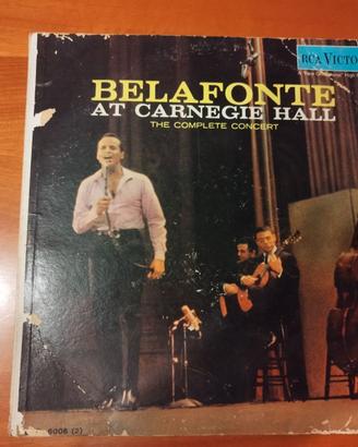doppio vinile 33 giri Harry Belafonte - at Carnegi