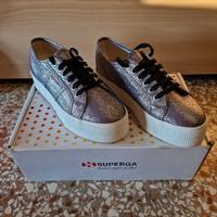 Superga grigio argento 