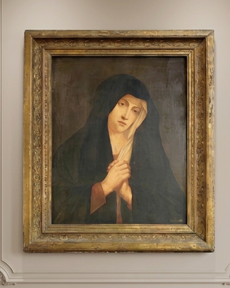 Antico dipinto Religioso inizio 900 su tavola