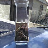 Vaso cristallo e argento "ottaviani"