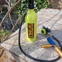 Compressore ad aria elettrico e bombola sub Smaco
