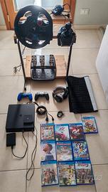 VOLANTE LOGITECH + Pedali +Cambio +PLAY STATION 4 