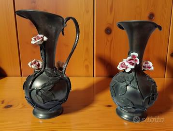 Contenitori vintage in peltro 95% lavorati a mano