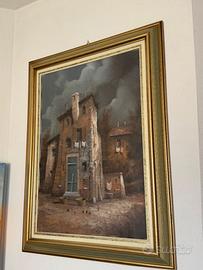 dipinto a olio su tela