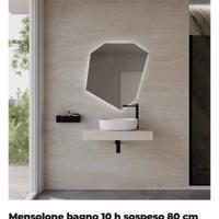 Mensoloni per lavabo da appoggio bagno