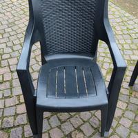 SEDIE PLASTICA VERDE