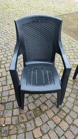 SEDIE PLASTICA VERDE