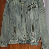 GIACCA JEANS STILE MOTOCICLISTA