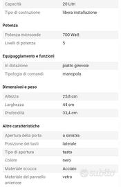 Forno a micronde