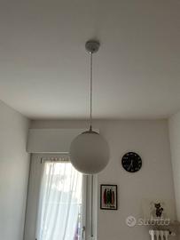 Lampadario bianco tondo