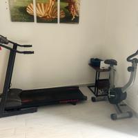 Tapis roulant elettrico e cyclette