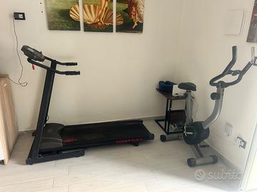 Tapis roulant elettrico e cyclette