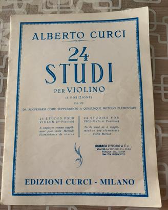 Curci - 24 studi per violino op.23