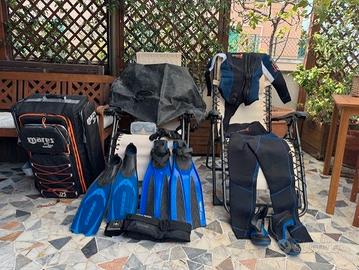 Equipaggiamento sub donna
