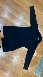 Cardigan nero lungo Gian Marco Venturi taglia M