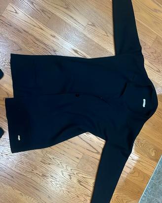 Cardigan nero lungo Gian Marco Venturi taglia M